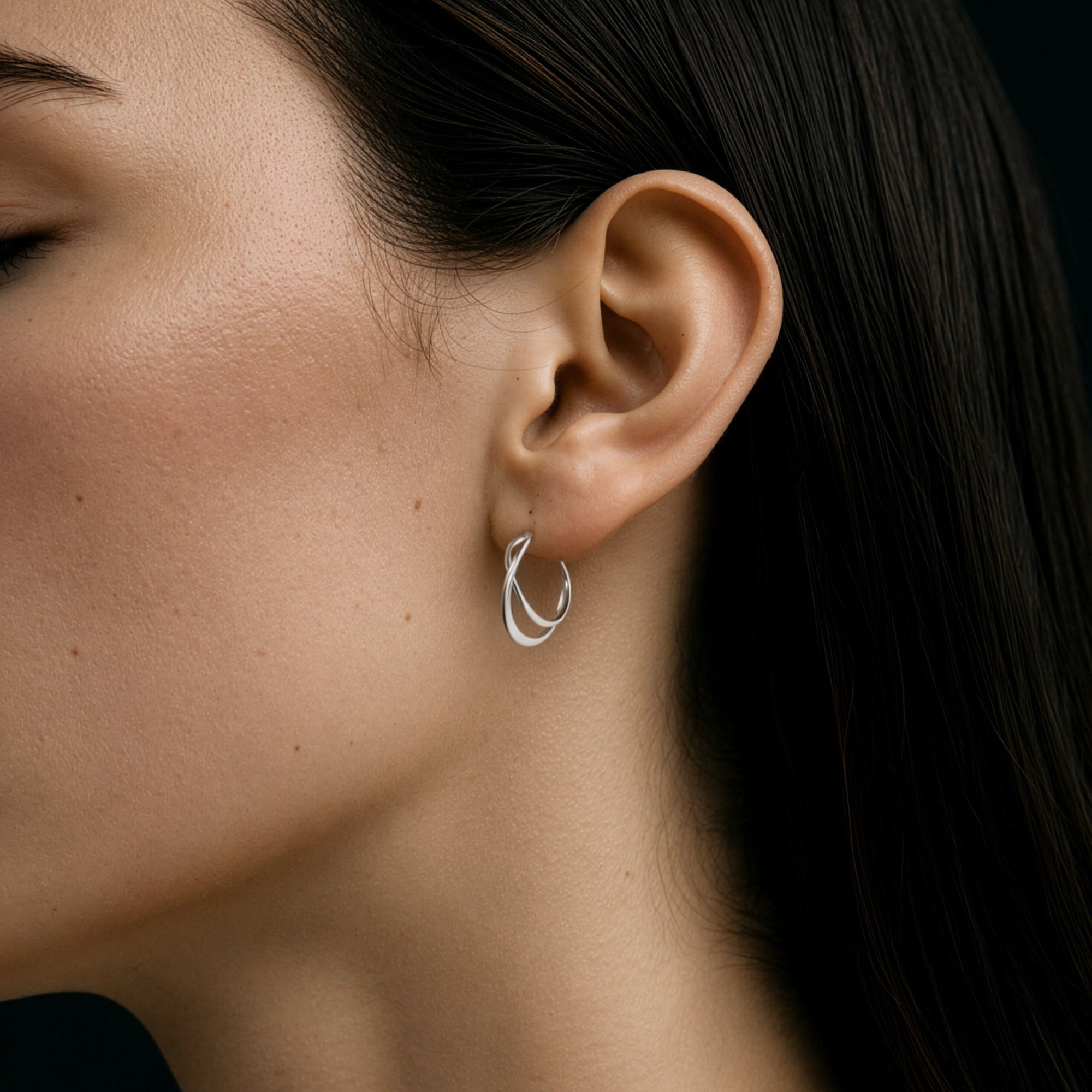 Eternity Earrings | Sterling Silver