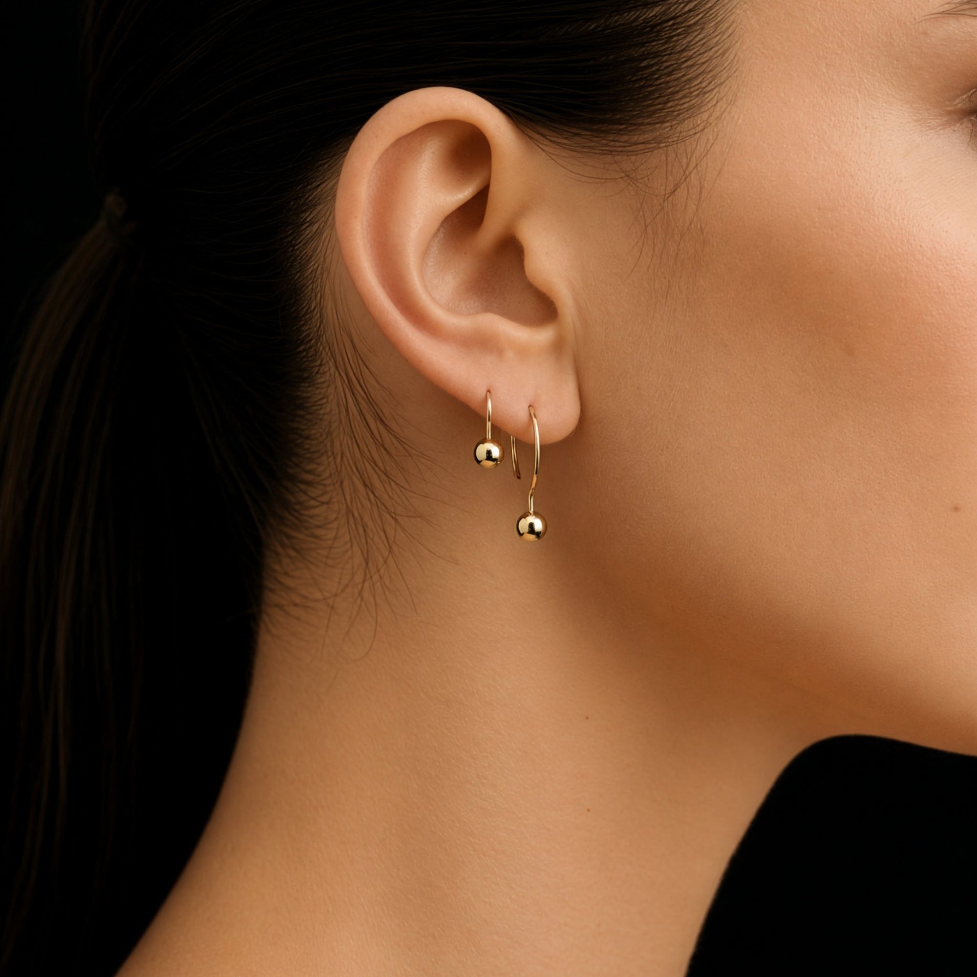 Dou Earrings | 18K Gold Plated on Brass