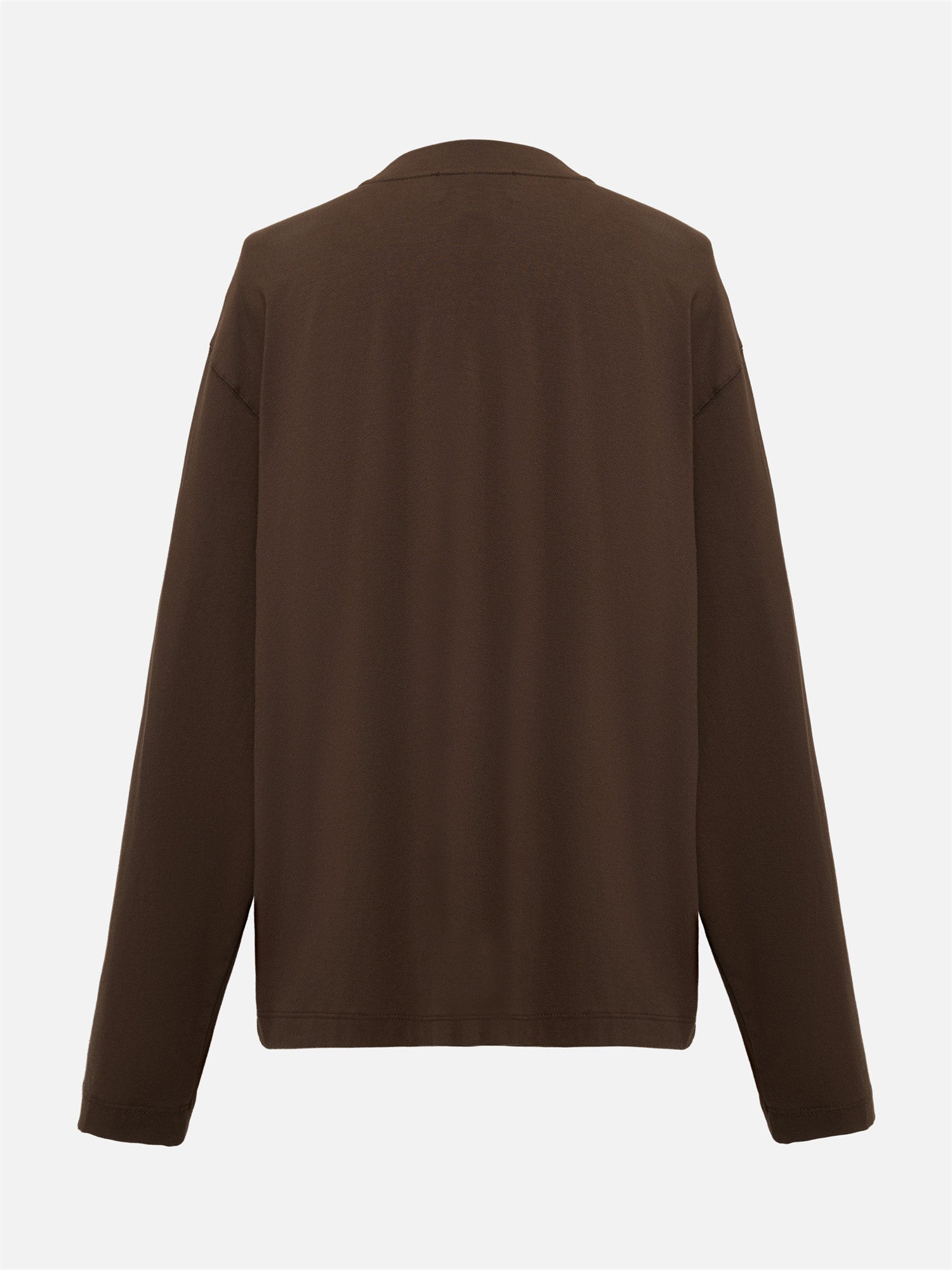 Long-Staple Cotton Sweatshirt | Brown