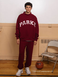 maroon + white
