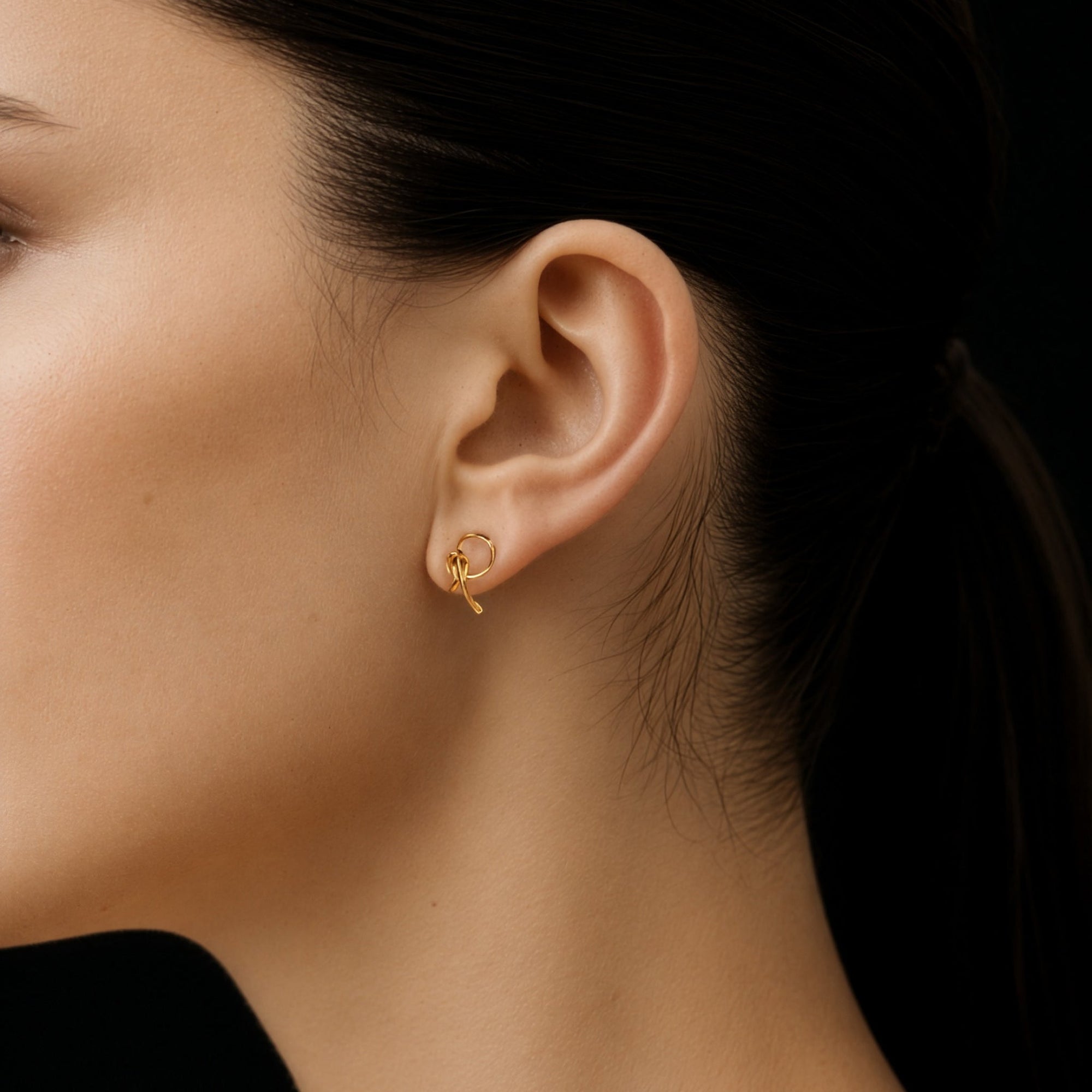 Ojigi Earrings | 18K Gold Plated on Brass