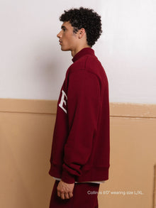 maroon + white
