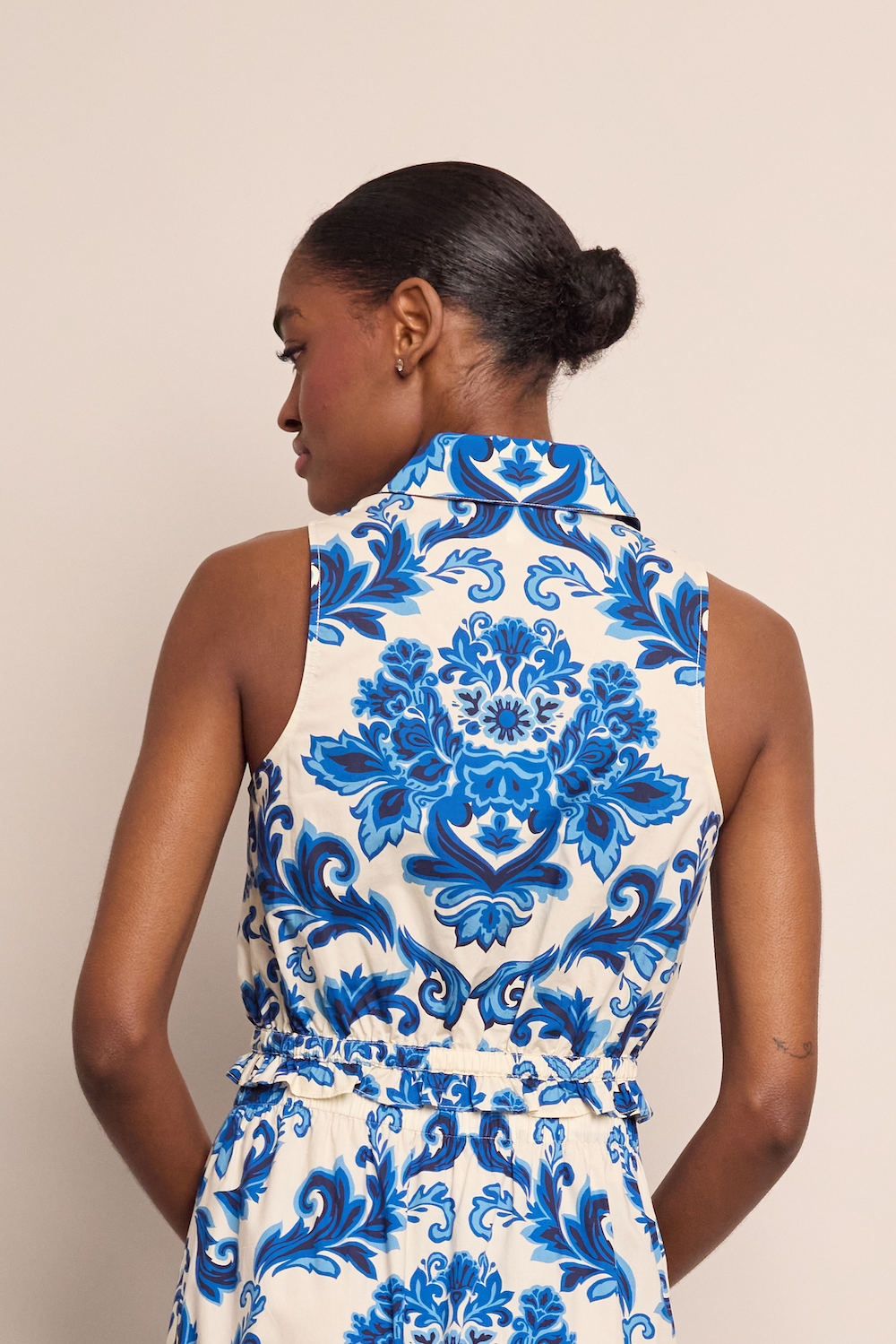 Hannah Top | Fiore Evening Blue
