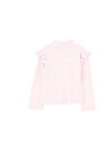 Girls | Viscose Turtleneck | Antique Pink