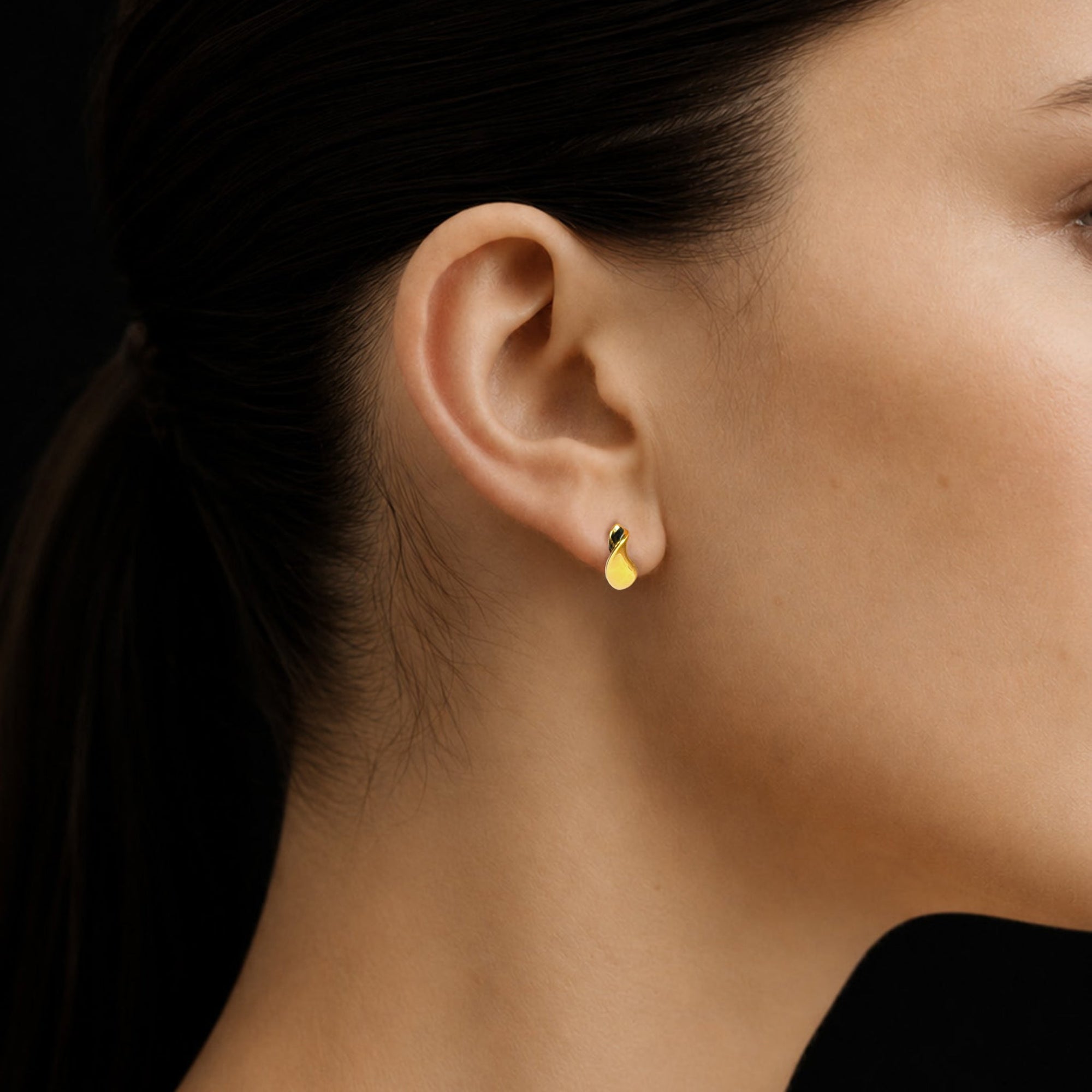 Fold Earrings | 18K Gold Plated on Brass