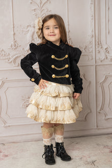 Girls | Charlie Velour Jacket | Black
