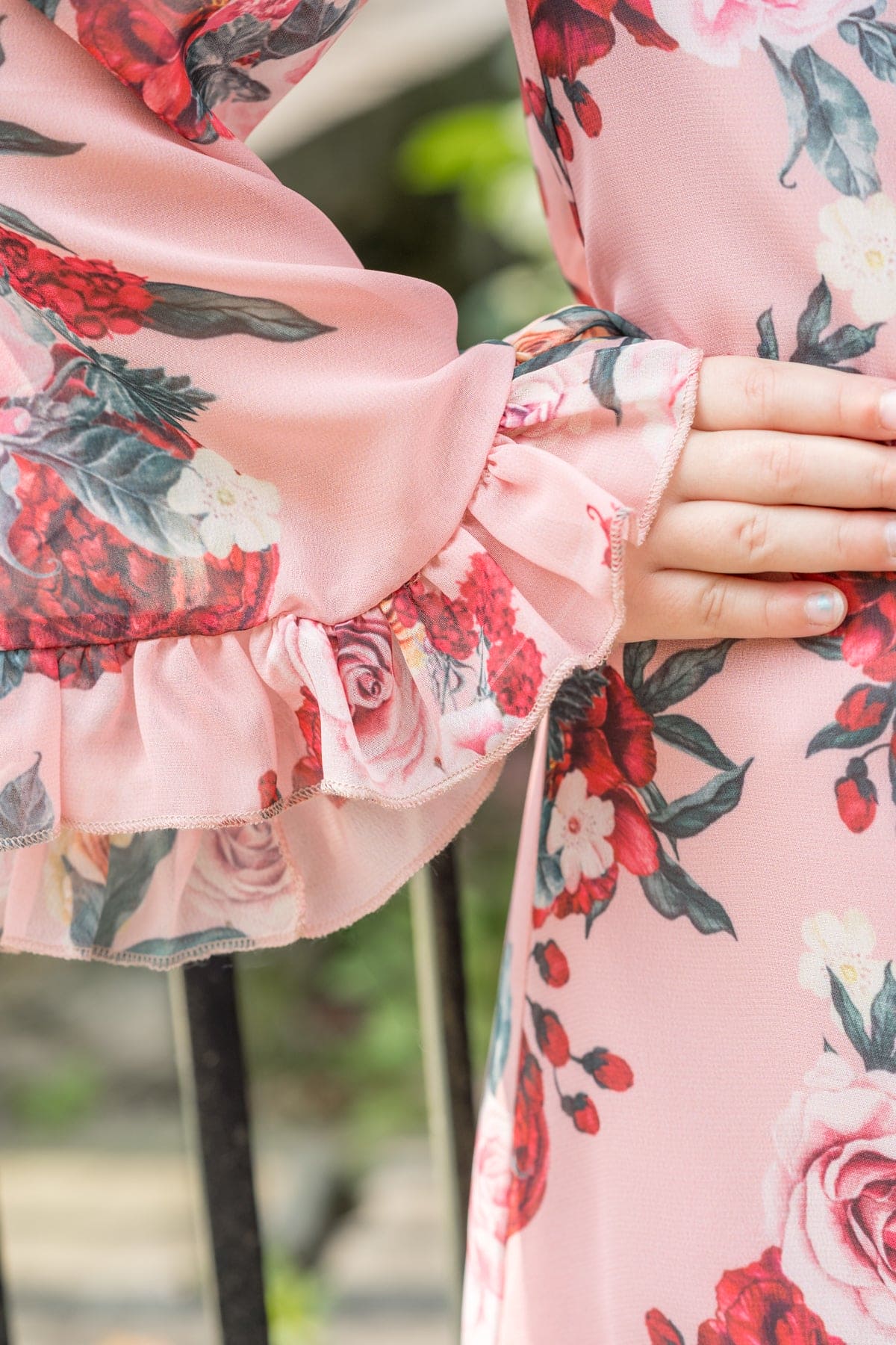 Girls | Flora Flower Print Jumpsuit | Pink