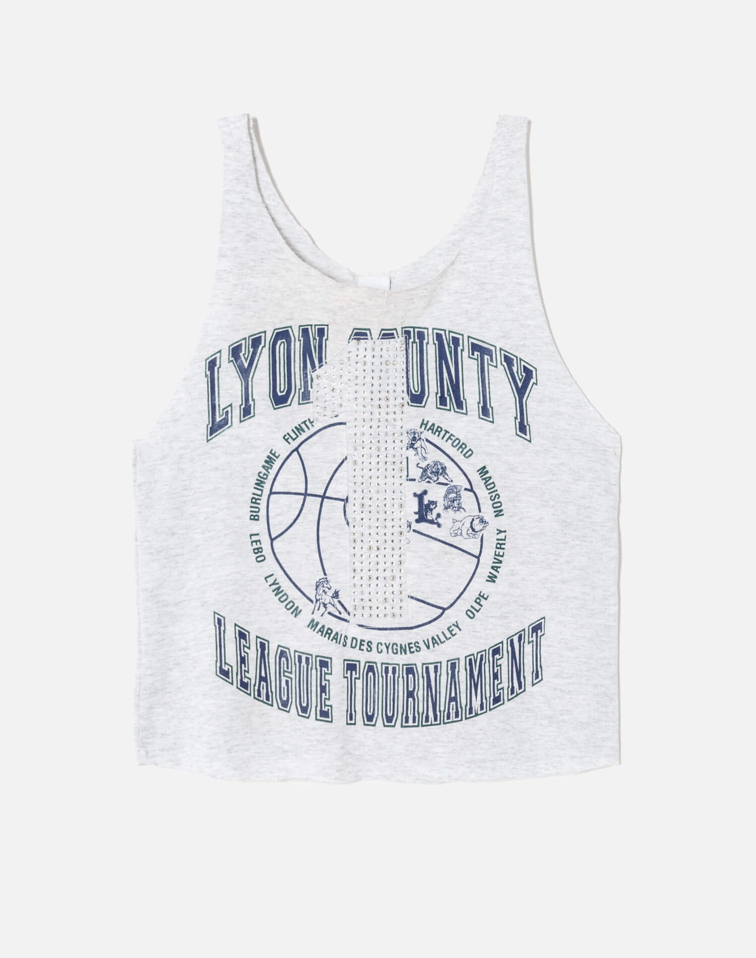 Womens | Upcycled Raw Tank | Multi