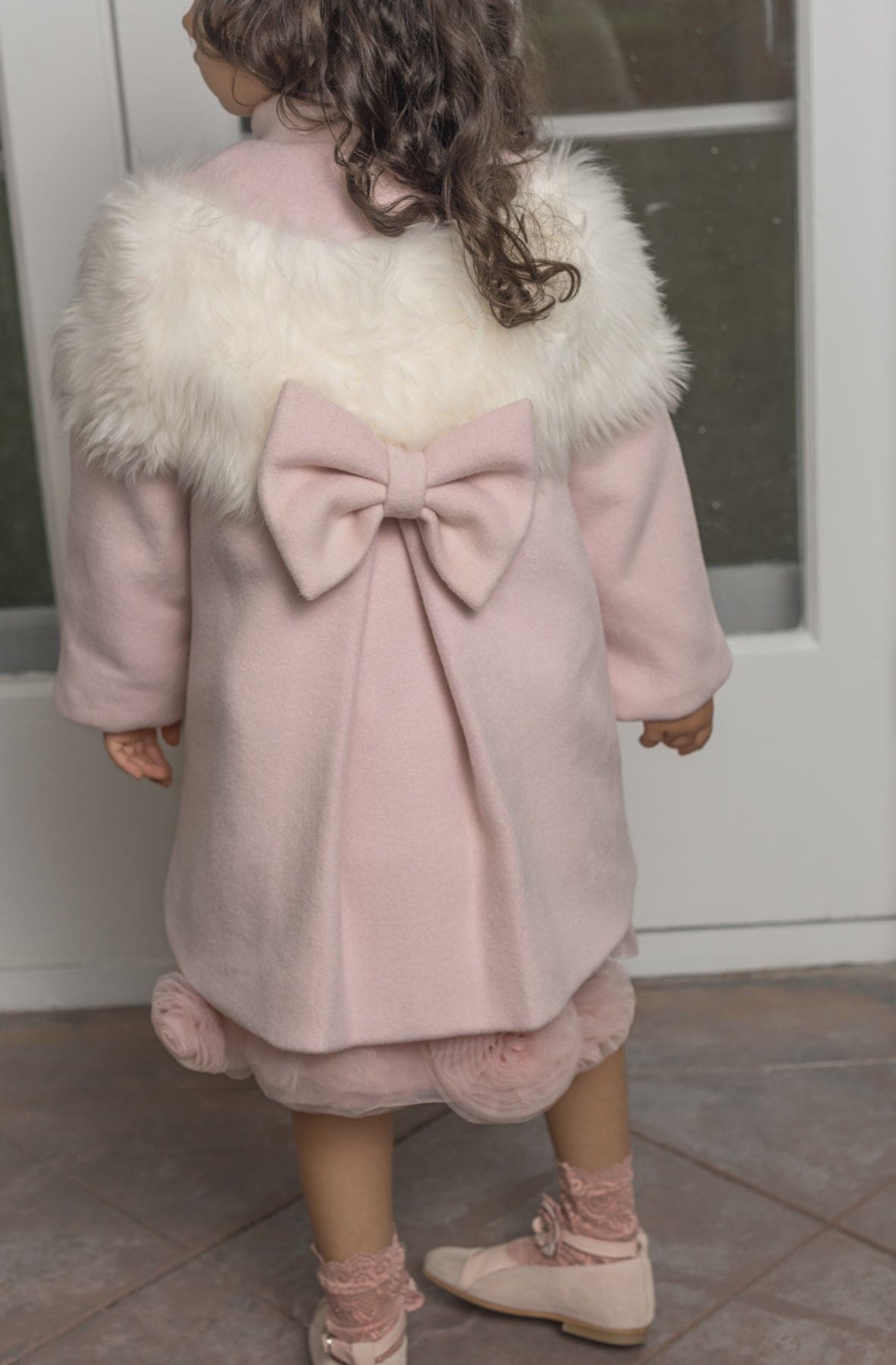Baby Girls | Faina Wool Coat | Pink