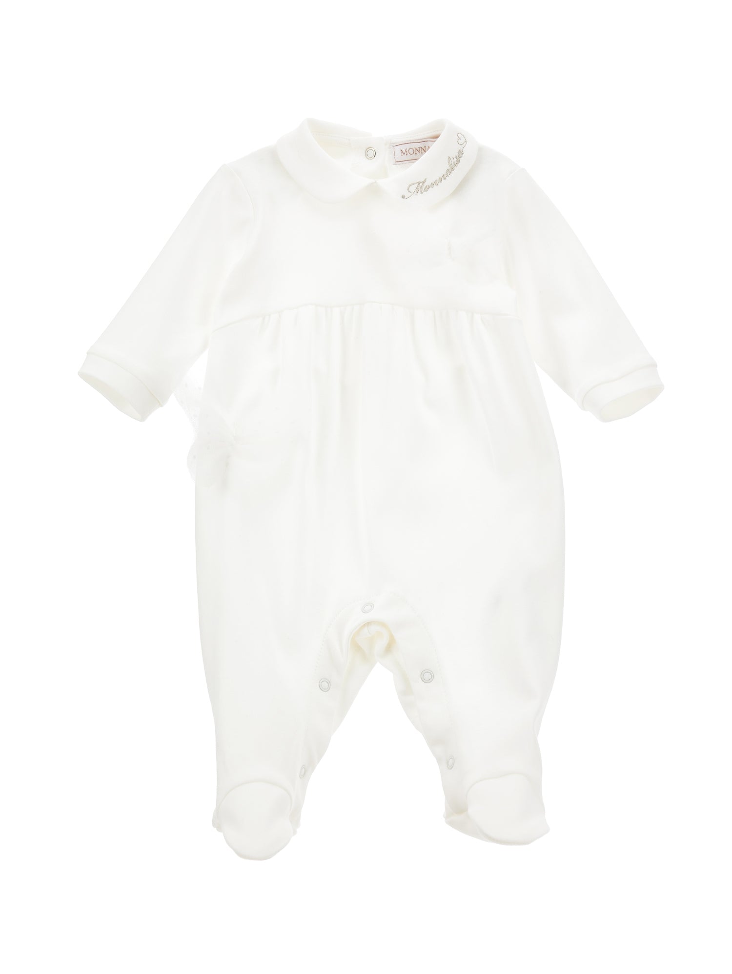 Girls | Playsuit With Tulle Details | Cream