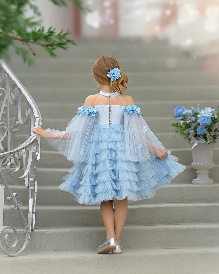Baby Girls | Alaska Tulle Dress | Baby Blue