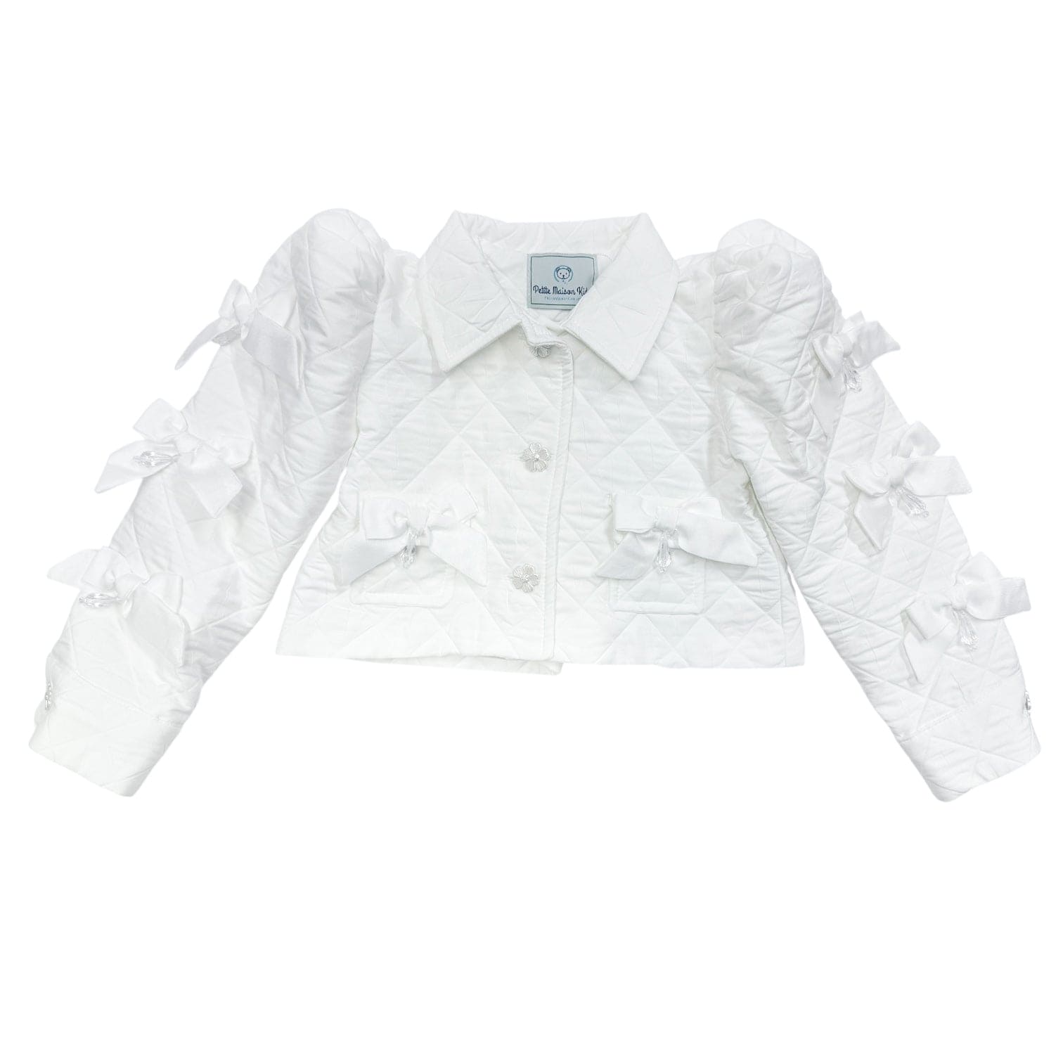 Baby Girls | Poppy Quilted Jacket | White