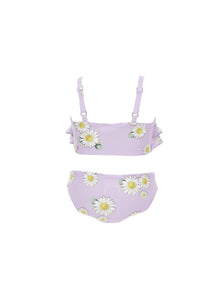 Girls | Two-Piece Frou Frou Swimsuit | Wisteria