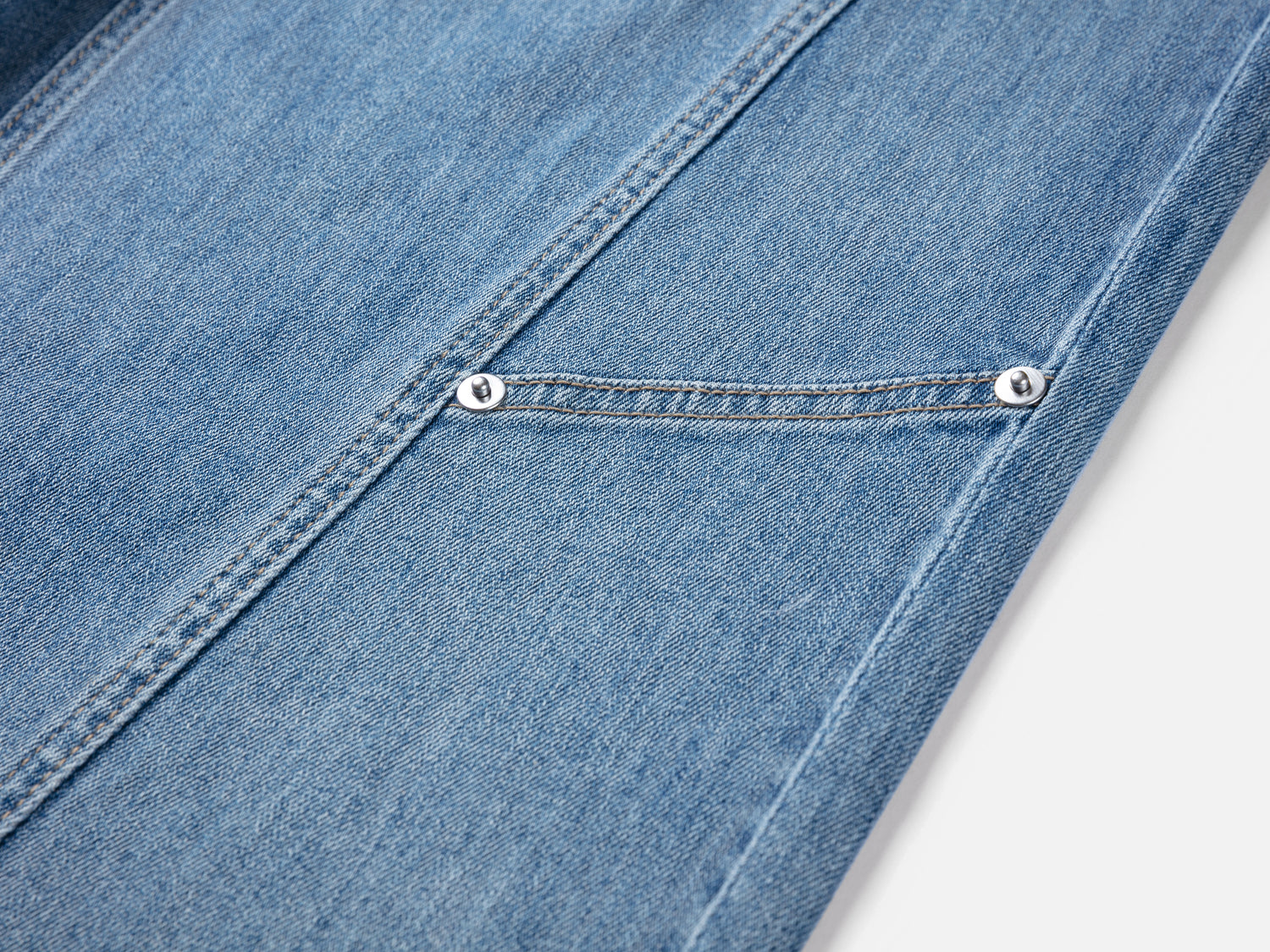 Antibacterial Cooling Denim Pants | Blue
