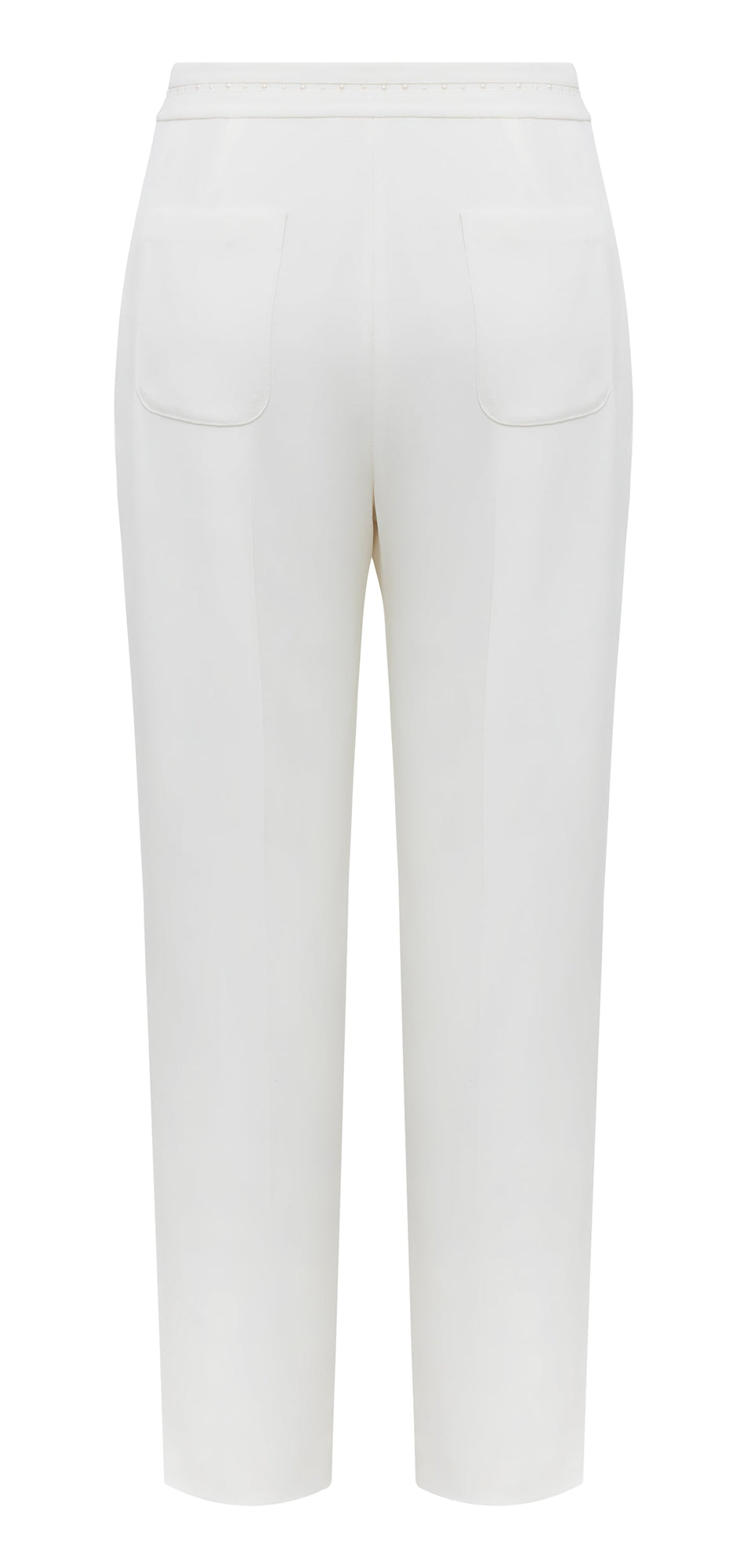 Straight Leg Trouser | White