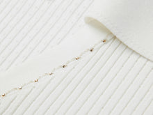 Silk Blend Knit Cardigan | White