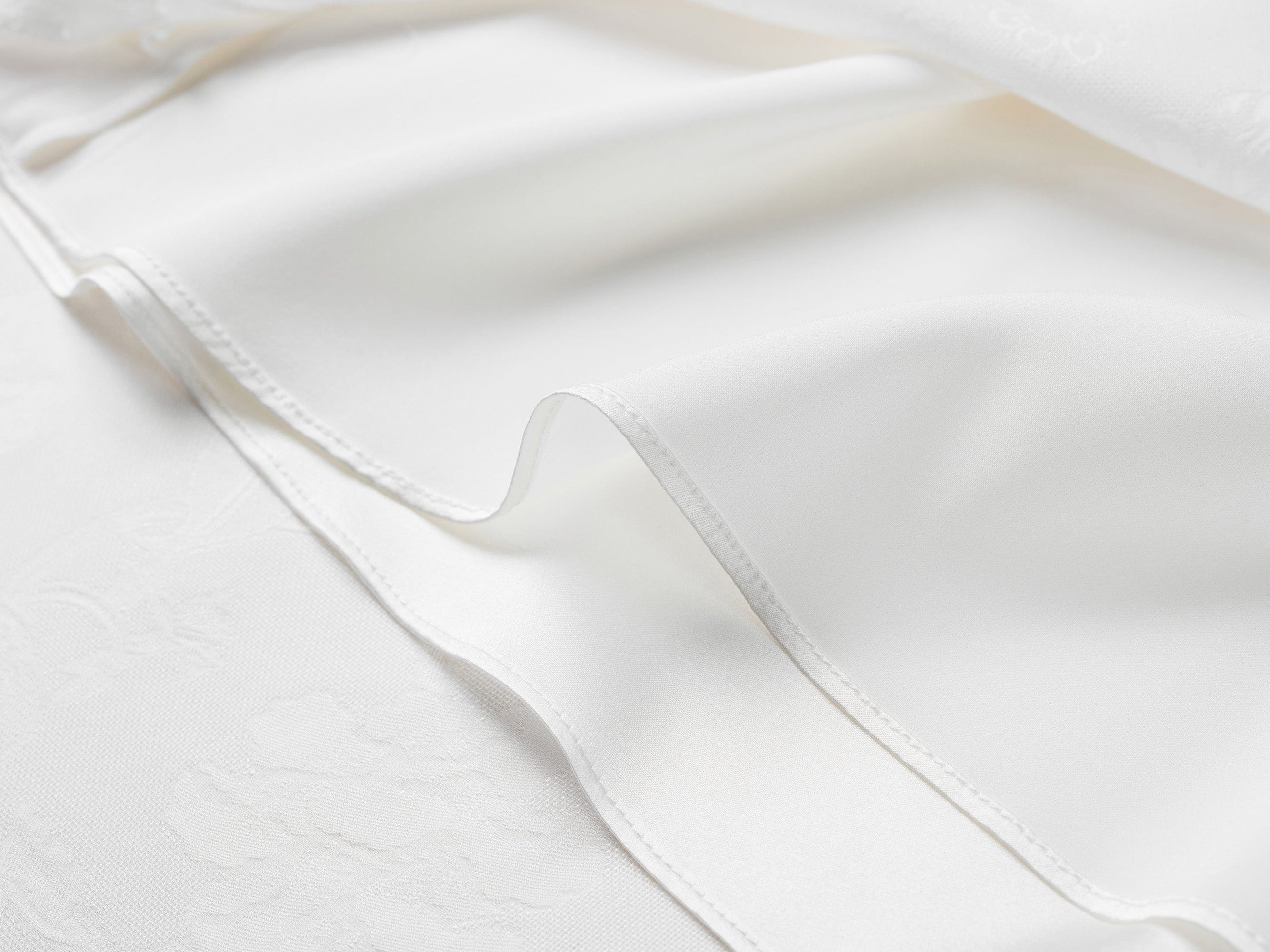 A-Line Midi Skirt | White