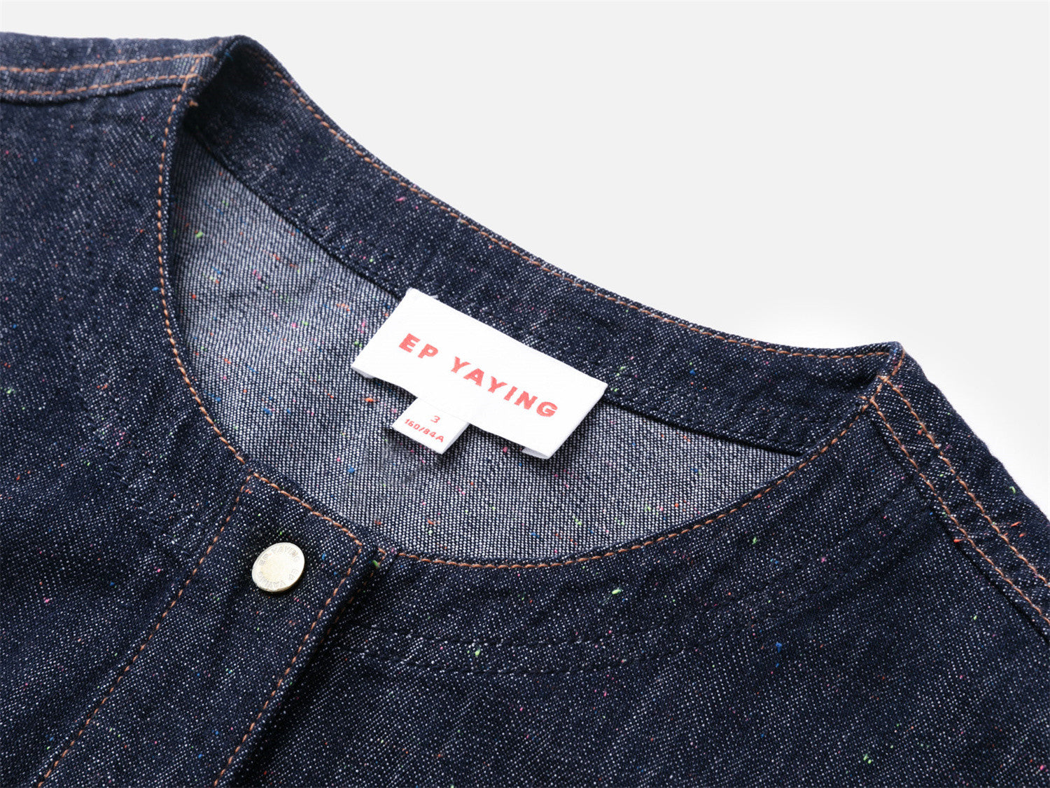 Designer Denim Vest | Navy