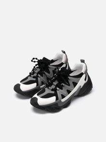 Lace-Up Sneakers | Black
