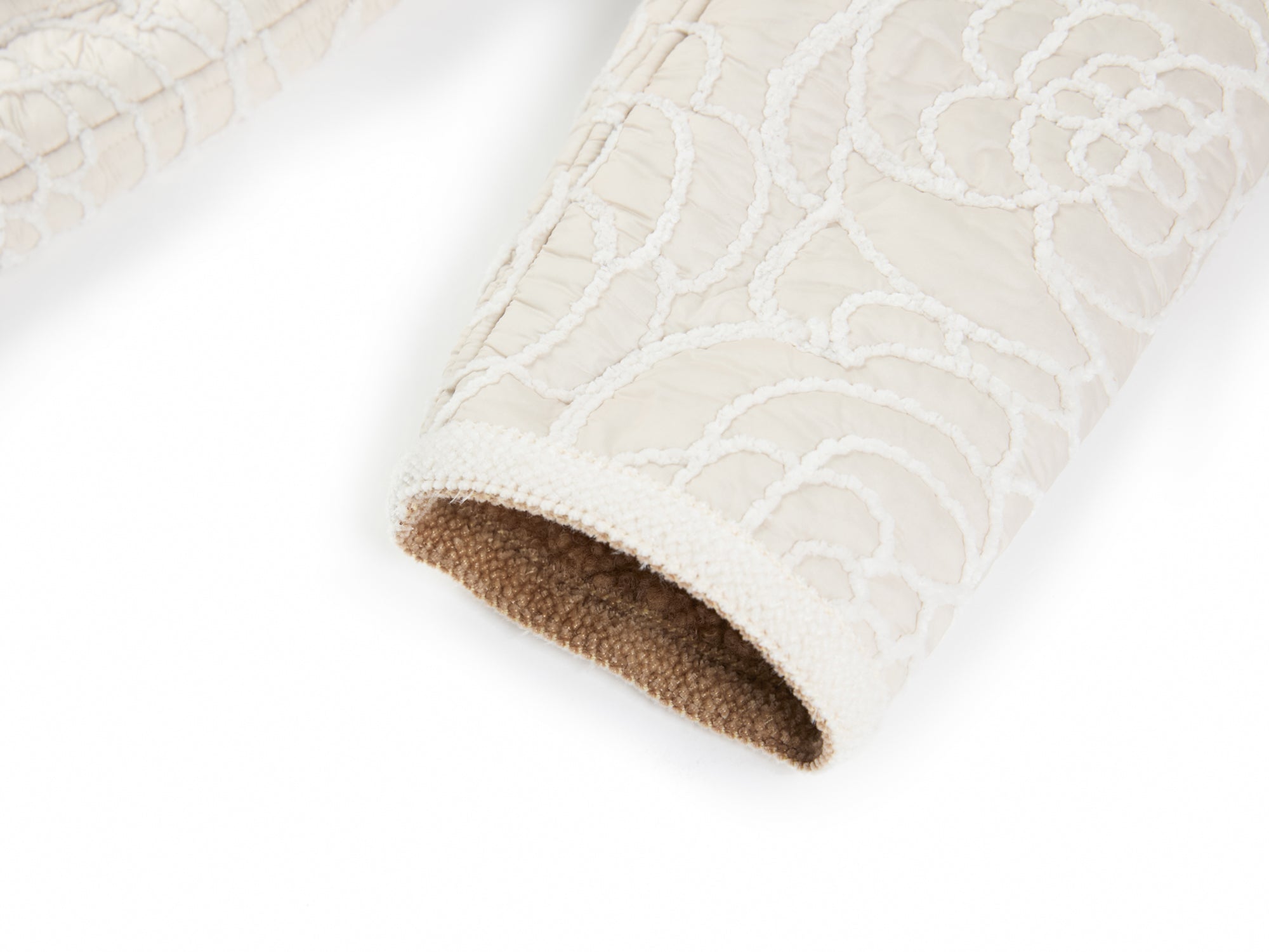 Waist-Defining Cotton Jacket | Beige