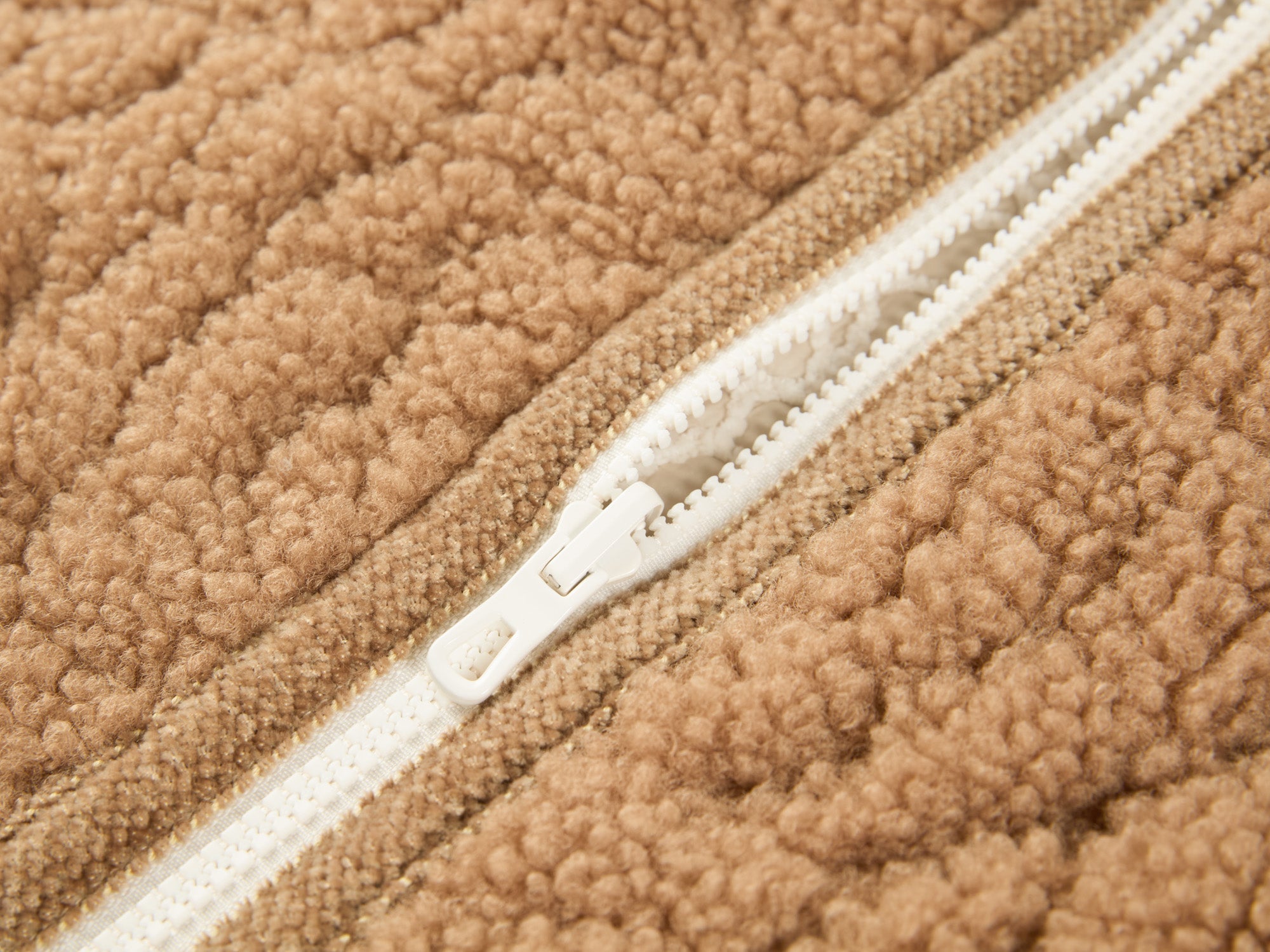 Waist-Defining Cotton Jacket | Beige