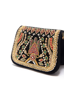 Chain Bag - Small | Black/Gold Multi
