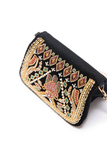 Chain Bag - Small | Black/Gold Multi