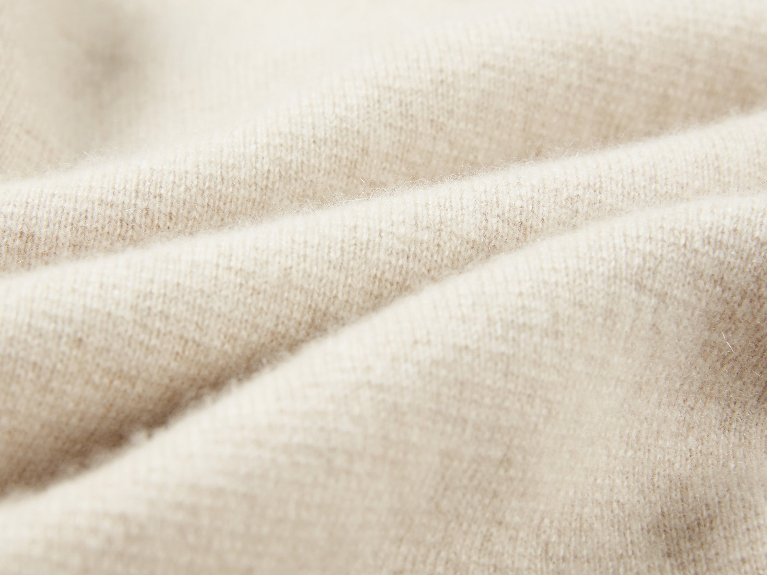 High-waisted Knit Straight Leg Pants | Beige