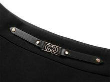 Triacetate A-Line Skirt | Black