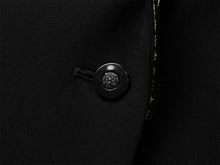 Triacetate Waist-tailored Suit Jacket | Black