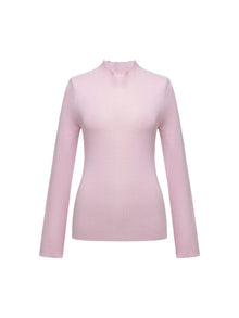 Wool Knit Top Sweater | Pink