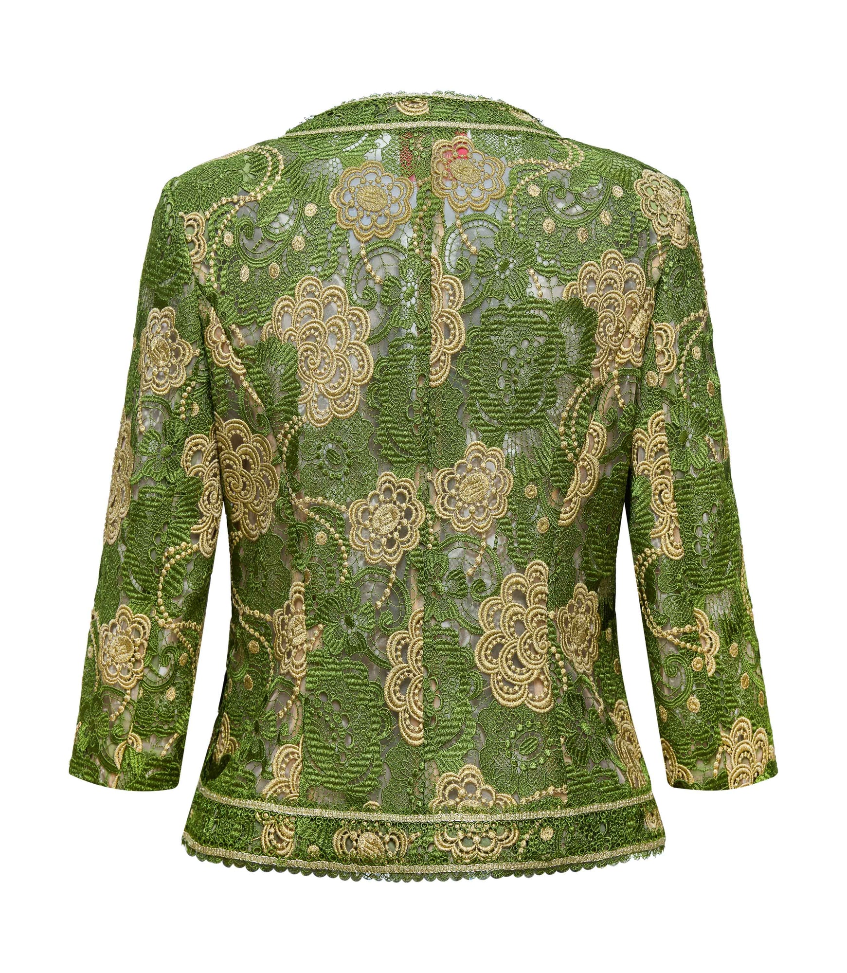 Floral Pattern Jacket | Green