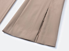 Wool Wide Leg Pants | Grey