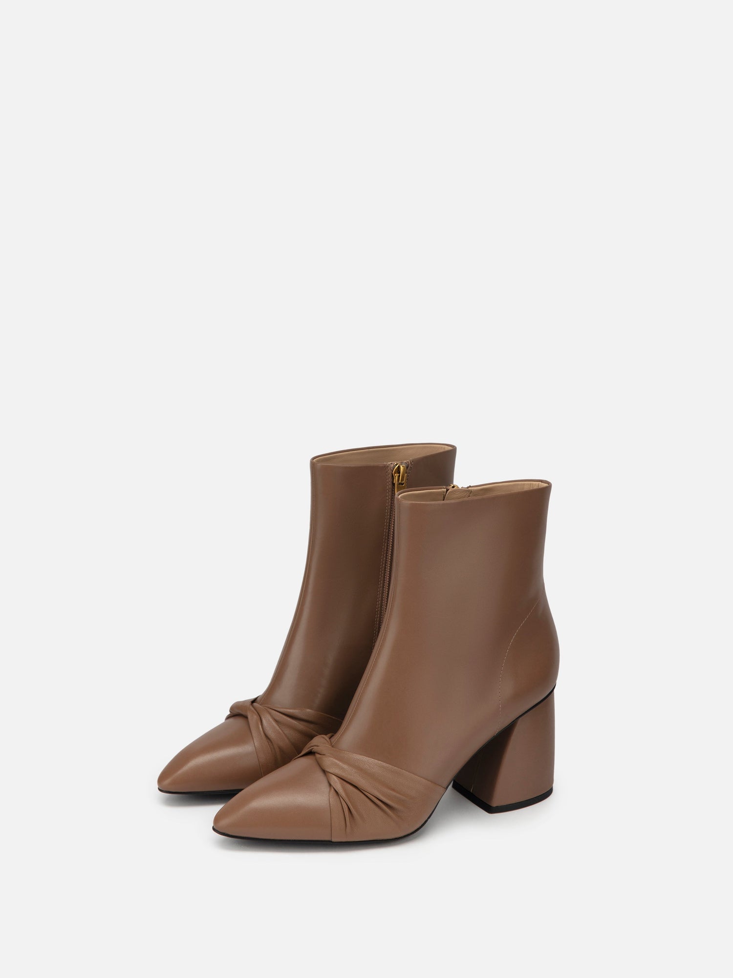 Knotted Toe Boots | Brown