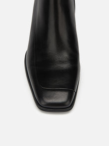 Square Toe Boots | Black