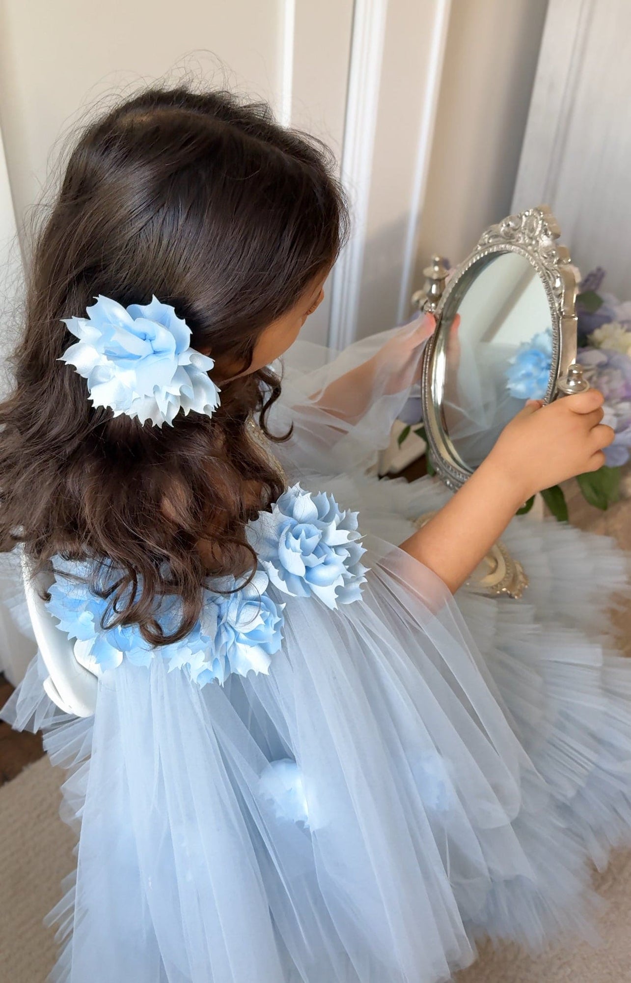 Baby Girls | Alaska Tulle Dress | Baby Blue