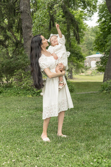 Women | Blanca Cotton Mom Dress | White