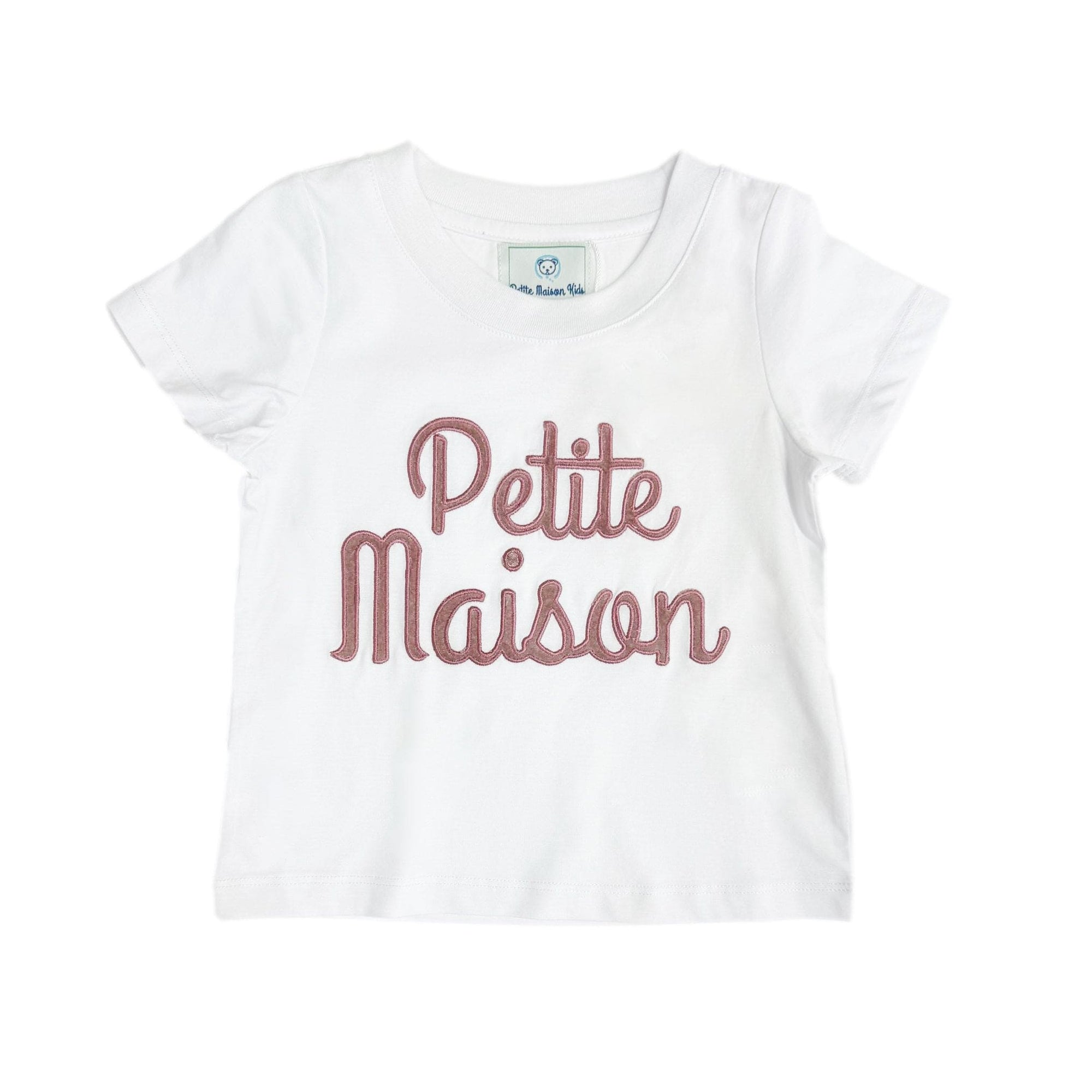 Baby Girls | Petite Maison Logo Pima Cotton T-Shirt | Pink