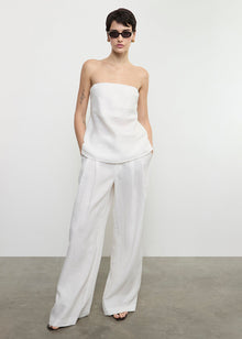 Linen Strapless Tunic | Undyed