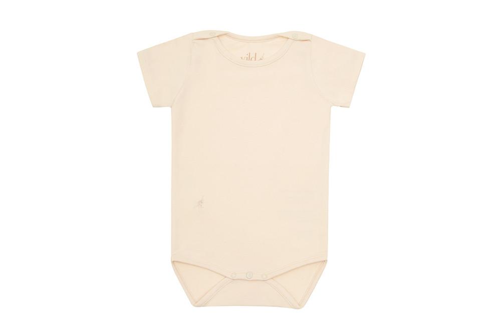 SS Organic Cotton Bodysuit | Ecru