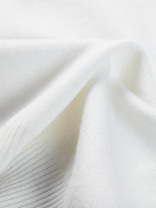 Sporty Knit Tank Top | White