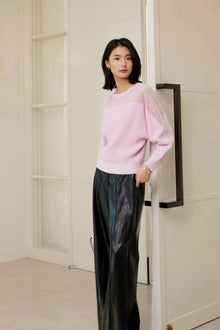 Heavy Knit Top | Pink