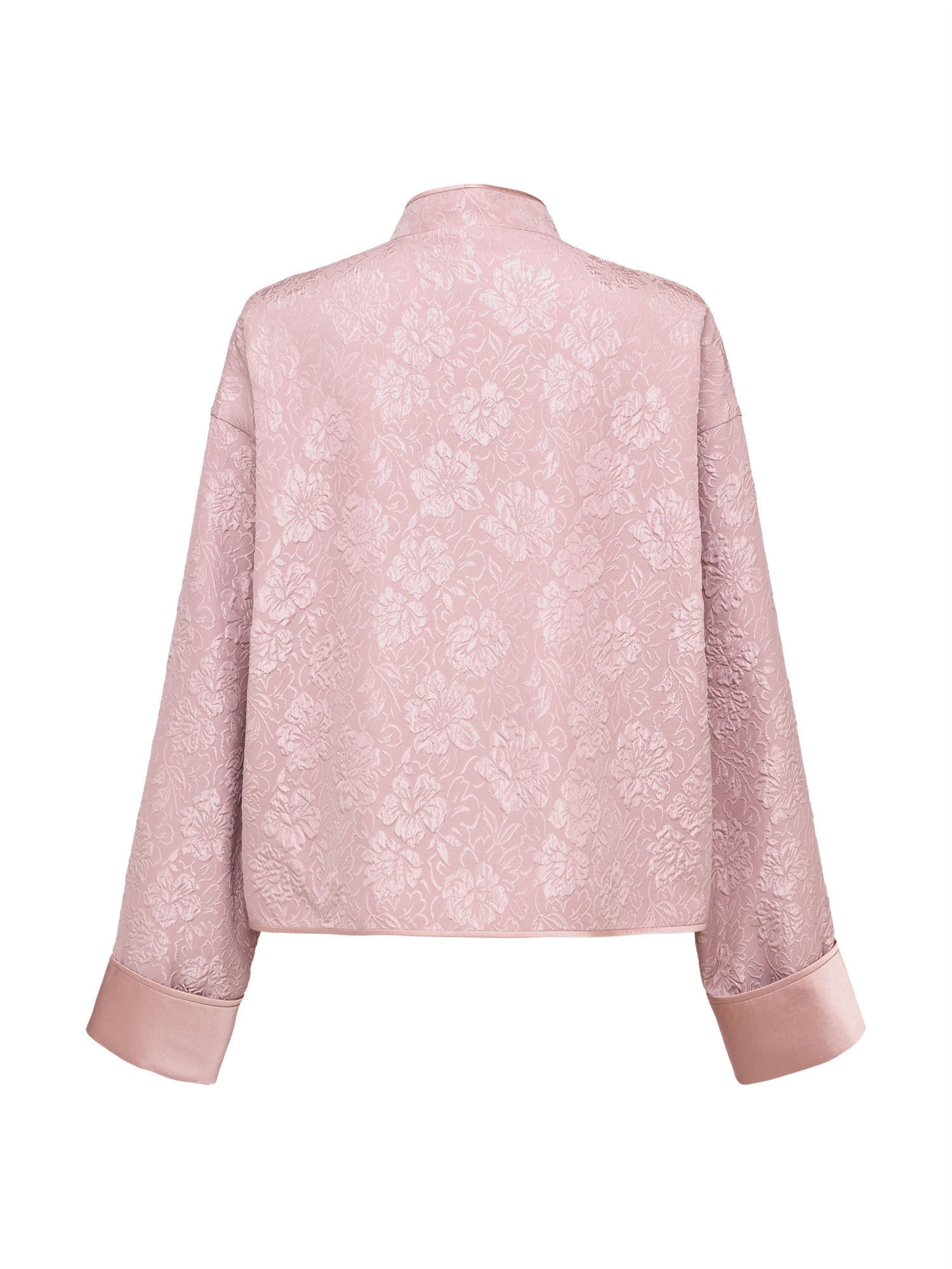 Silk Jacquard Chinese Style Jacket | Purple
