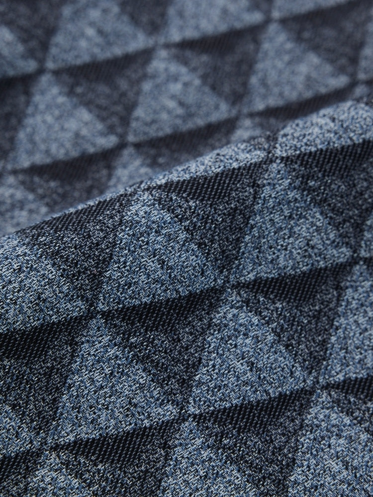 Minimalist Print Skirt | Blue