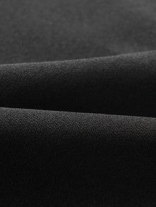 Acetate Mid-Length Pants | Black