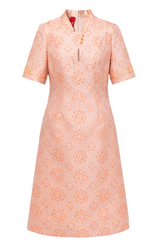 Chinese-style Dress | Orange