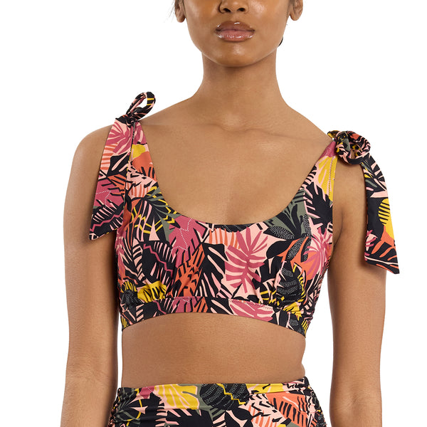 Swim Scoop Bikini Top | Palm Springs (Beige)