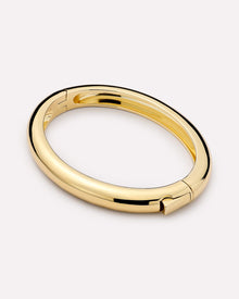 Tia Bangle Bracelet | 14K Gold on Brass