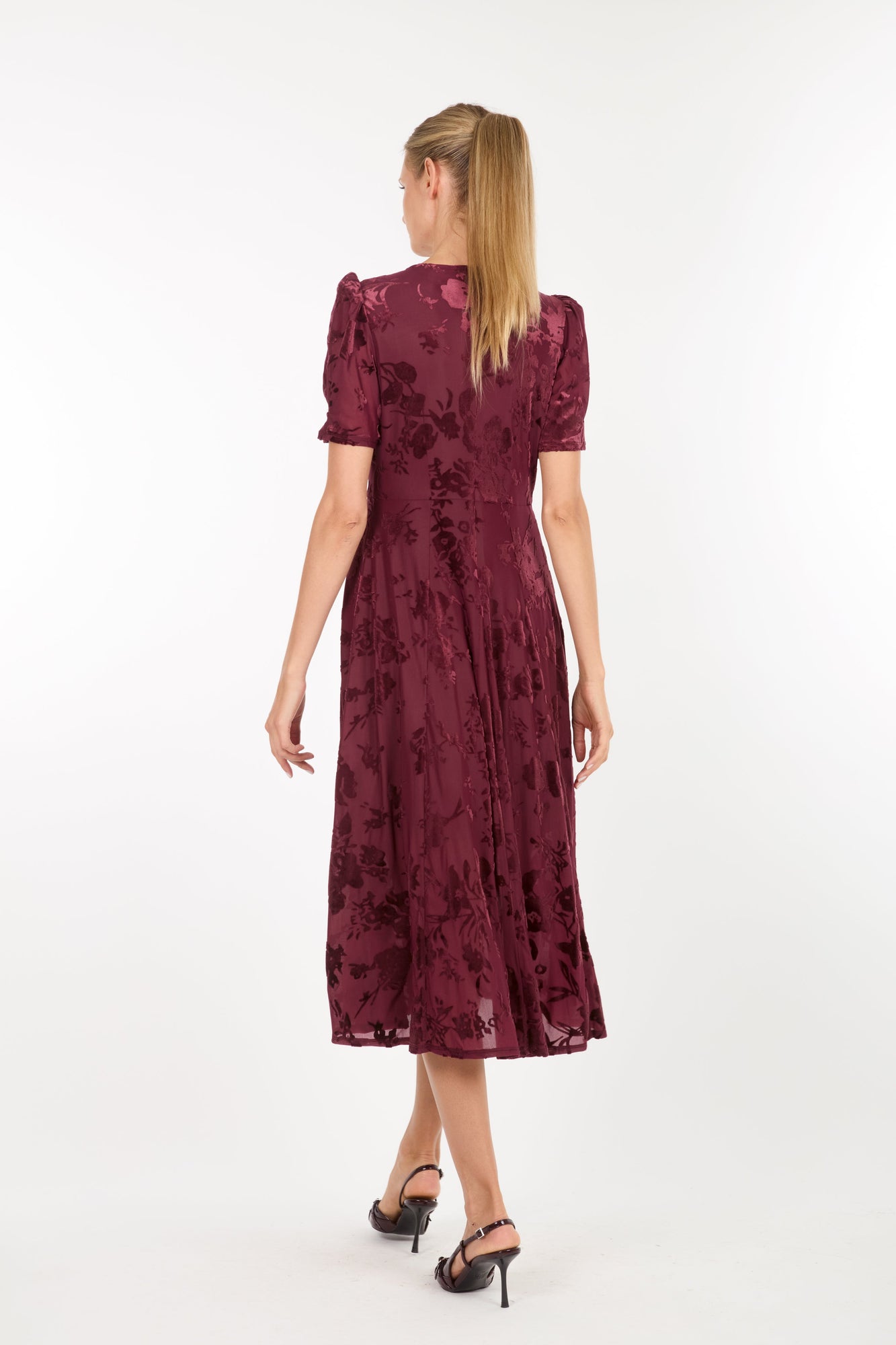 Fran Dress | Garnet Floral