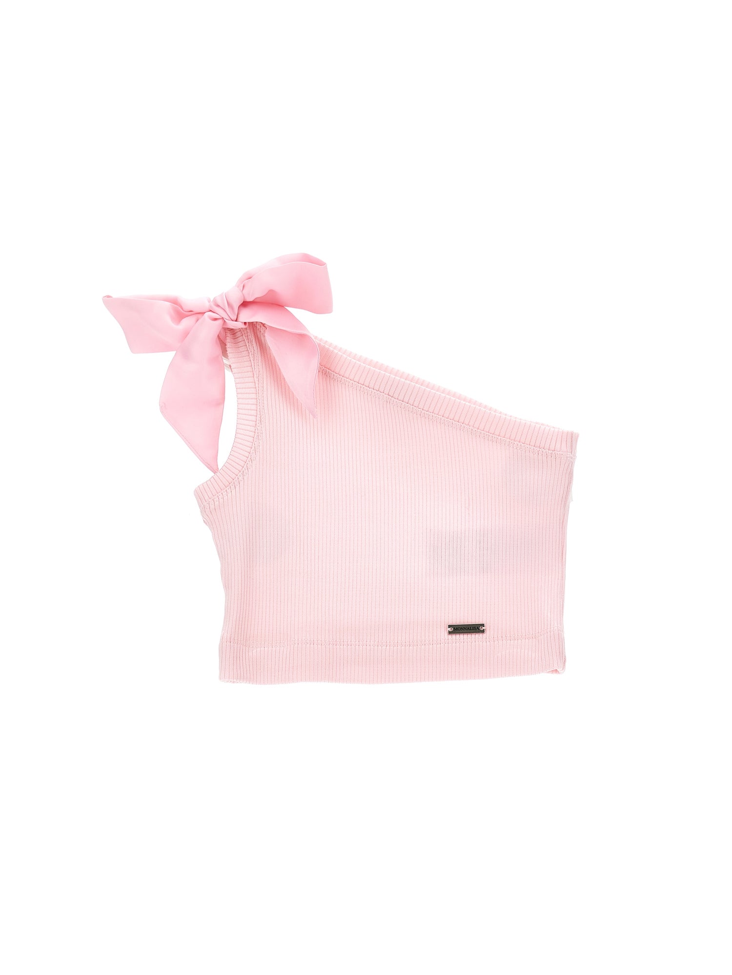 Girls | One Shoulder Viscose Tank Top | FairyTale Pink